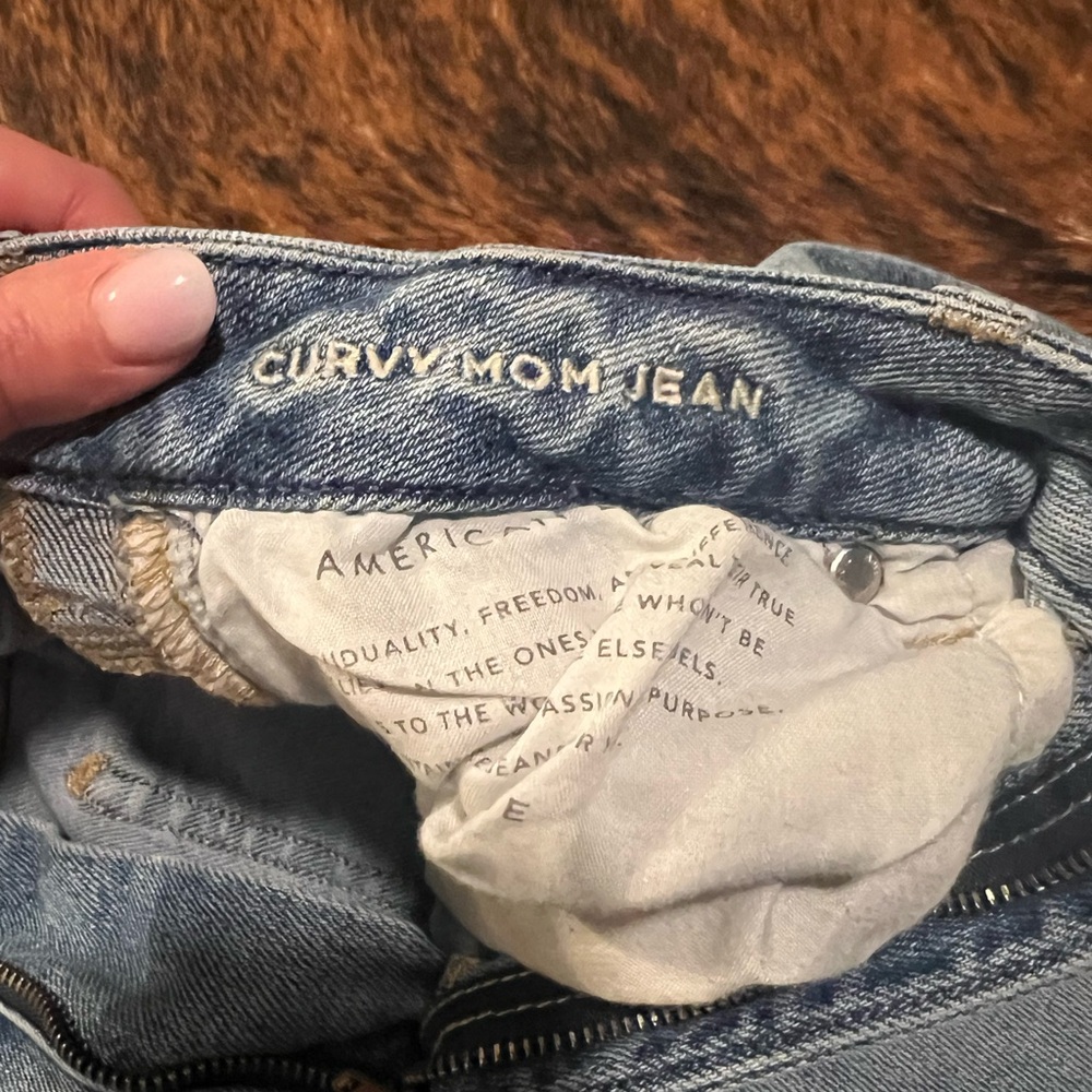 American Eagle, Curvy Mom Jean, size 10 XLONG - Picture 3 of 4